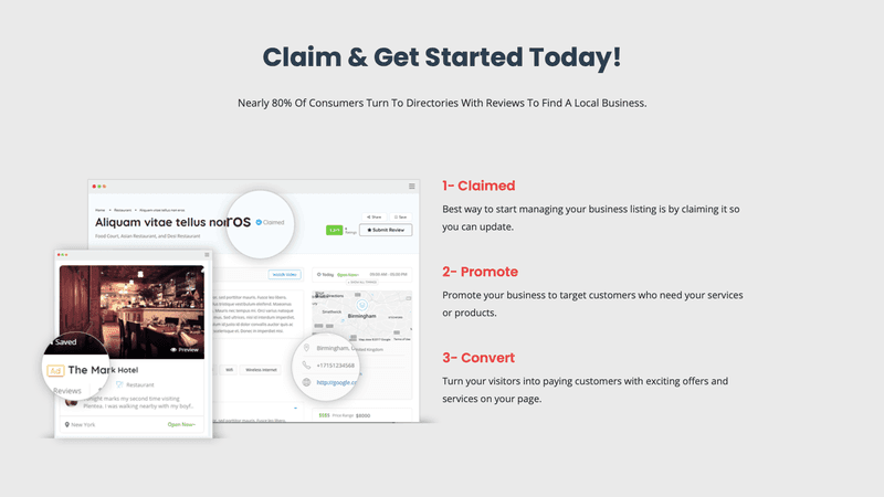 Claim and Get Started Today!