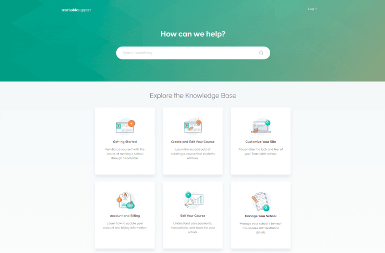 Sample Betterdics homepage in green.