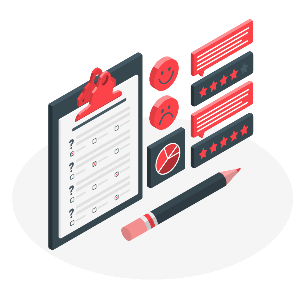 Website Audit services: clipboard and pencil for grading the audit.