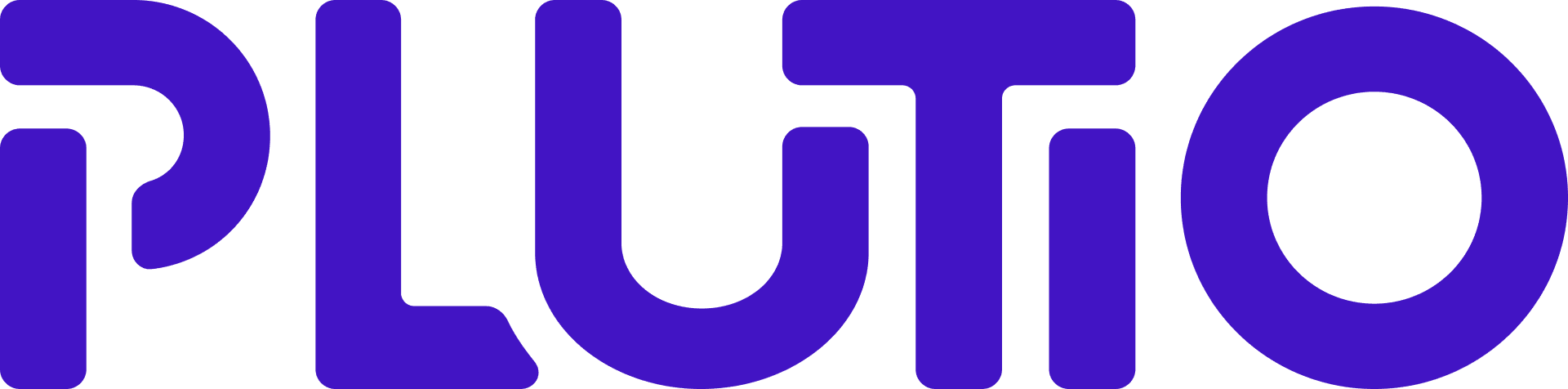 Plutio Logo is in purple lettering.