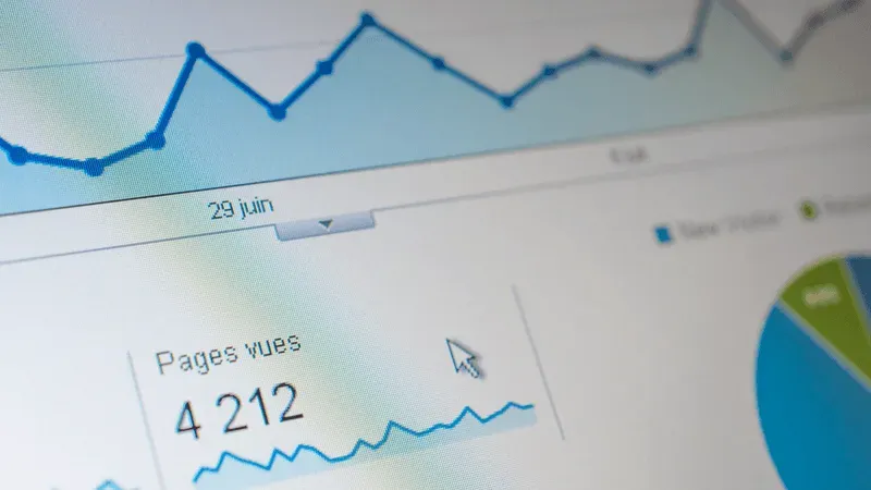 Il s’agit d’une photographie réalisée pour illustrer notre page des statistiques de l’agence web Olloweb Solution