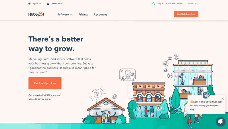 Hubspot Homepage